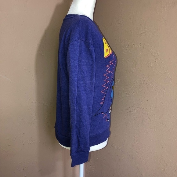 THE SIMPSONS Bart Crew Neck Pullover Sweatshirt Sz S Juniors - Picture 4 of 7